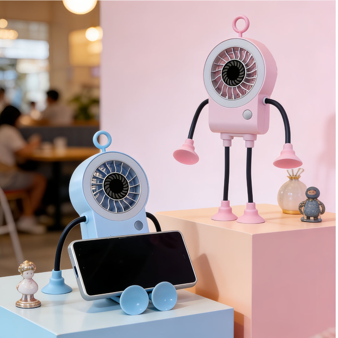Unisex Kreativ Vifte med integrert LED-belysning Luvikno