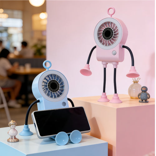 Unisex Kreativ Vifte med integrert LED-belysning Luvikno