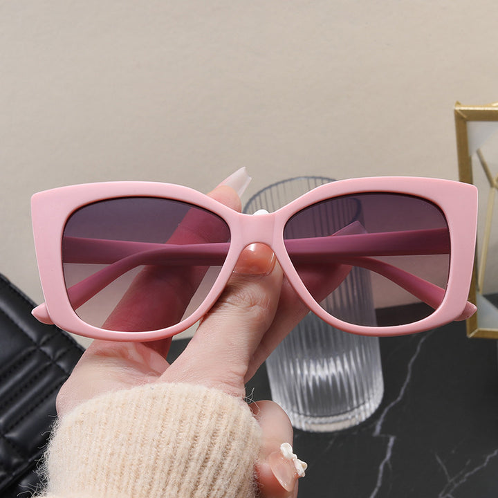 Damer Modische Cat-Eye Solbriller med moderne design Luvikno