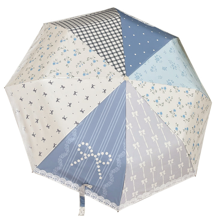Damer paraply i romantisk patchwork-design Luvikno