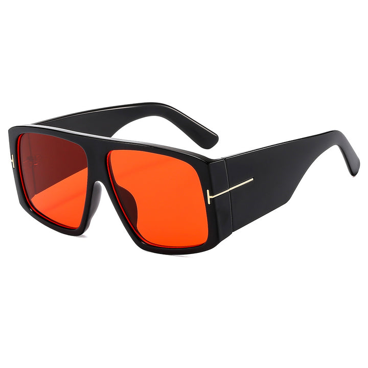 Dame oversized solbriller med moderne design og UV-beskyttelse Luvikno