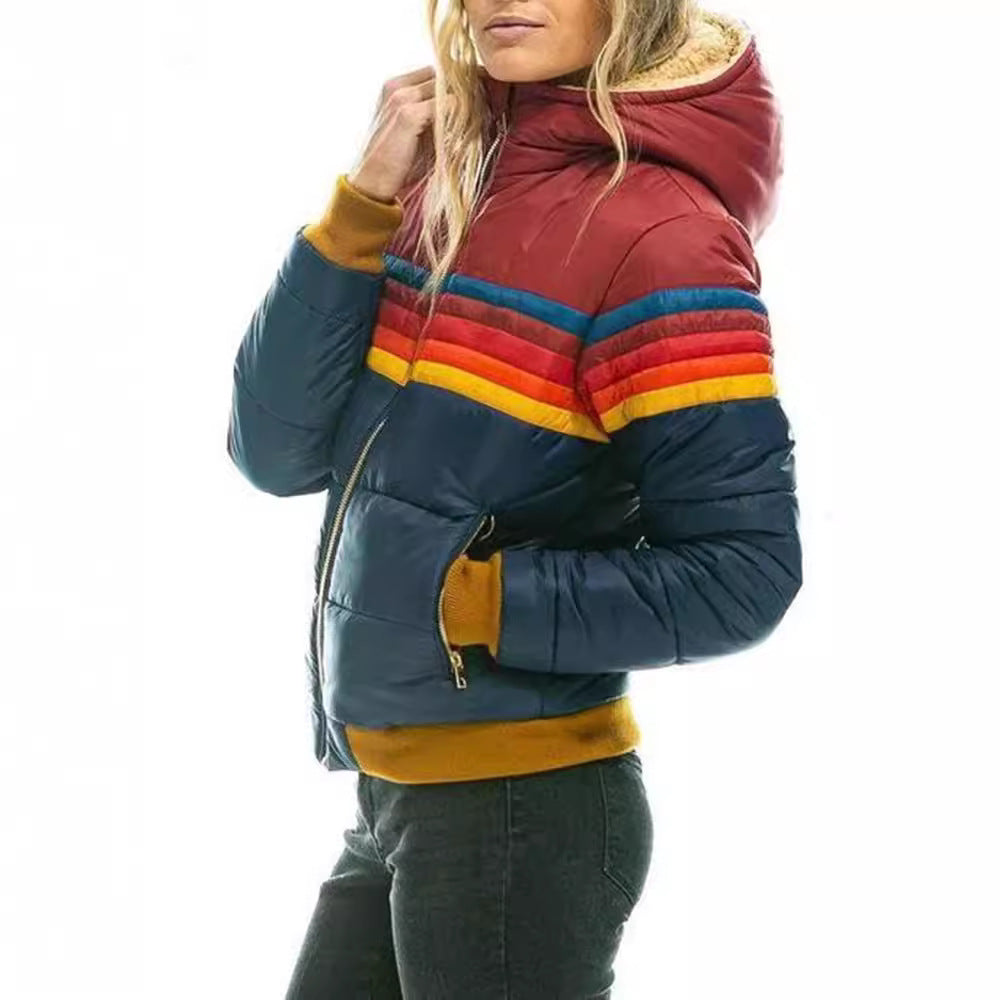 Luvik | Hettegenser Retro Stripete Jakke