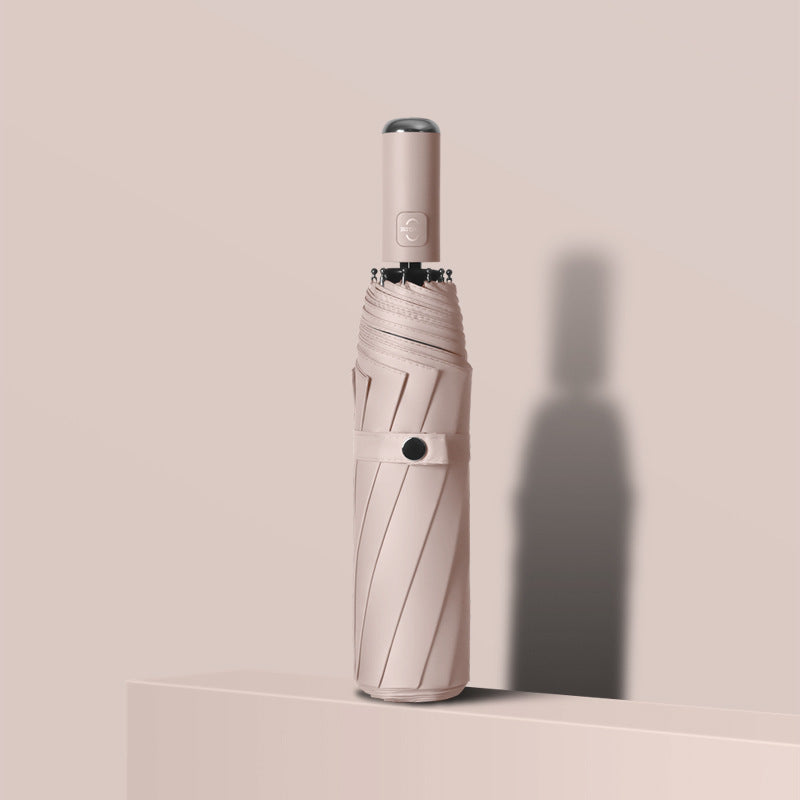 Damer håndterlig og elegant automatisk sammenleggbart paraply Luvikno