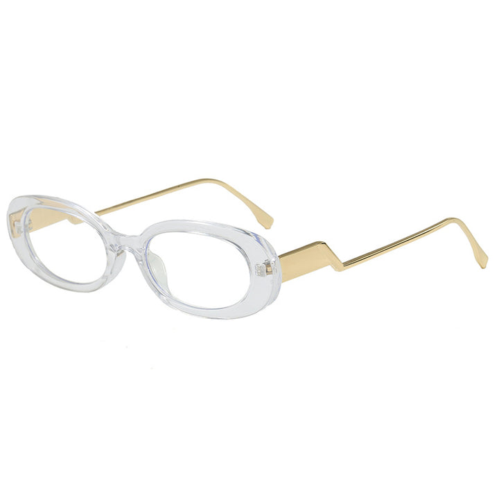 Dame retro-inspirert solbrille med moderne design og markant ramme Luvikno