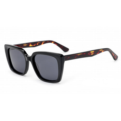 Damer oversized solbriller med matt finish og stilige detaljer Luvikno