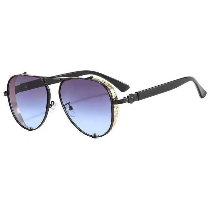 Dame moteriktig solbrille med innovativ retro-futuristisk design Luvikno