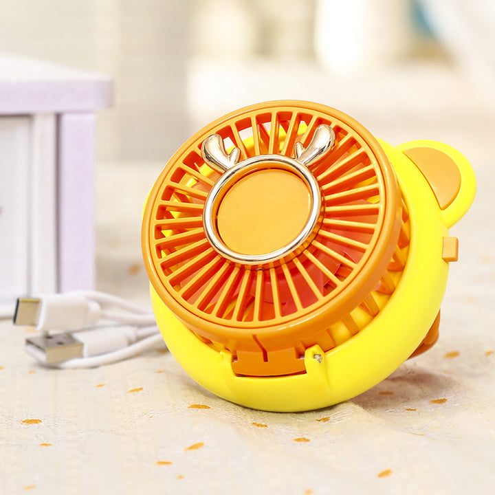 Damer bærbar mini-vifte med speilfunksjon Luvikno