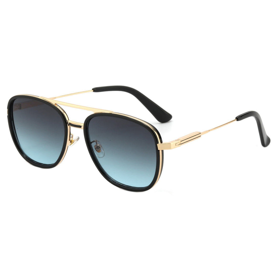 Damer Elegant Pilot solbrille med høykvalitets linser og stilig metalramme Luvikno
