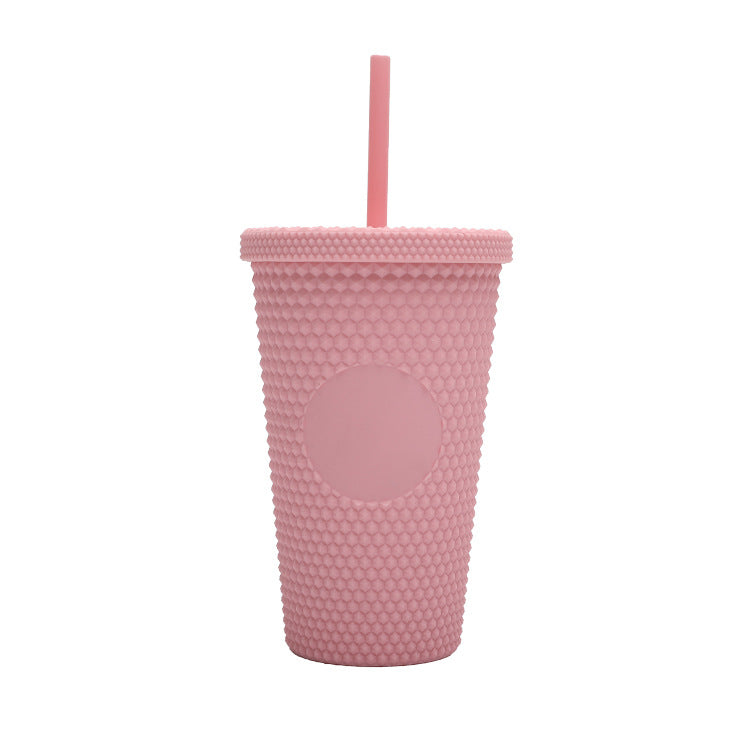 Unisex plastikkopp med teksturert design Luvikno