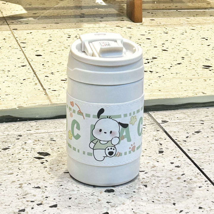 Damen Isolierflasche mit sicherem Klappverschluss und charmantem Tiermotiv Luvikno