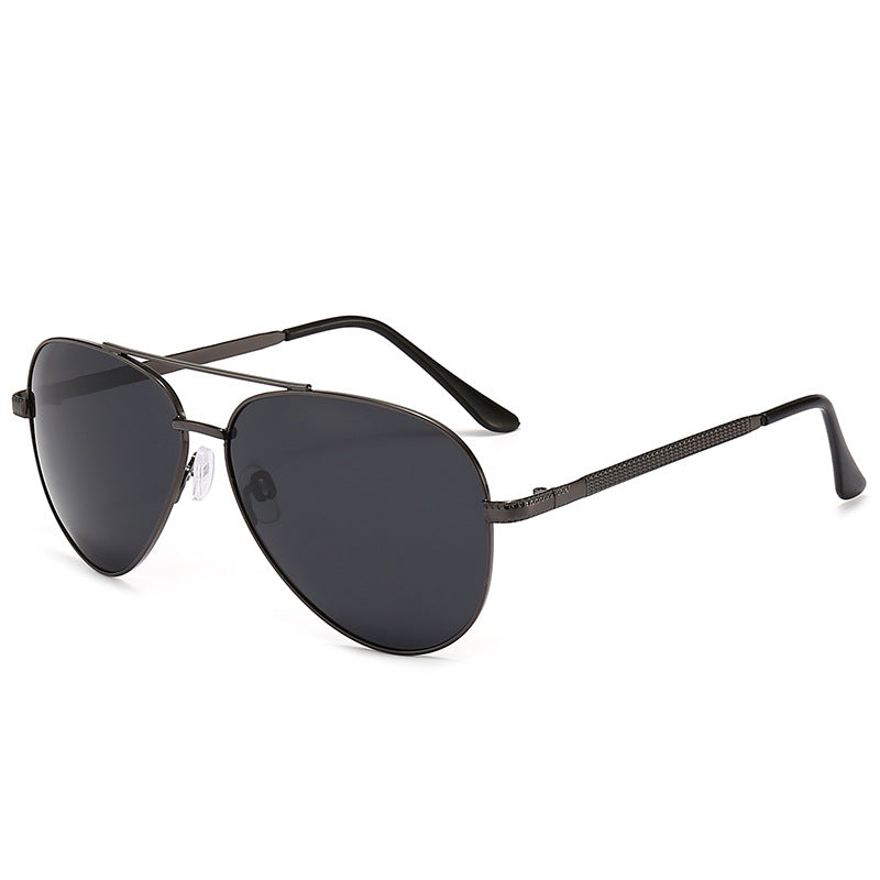 Herre elegant retro-pilot solbrille Luvikno