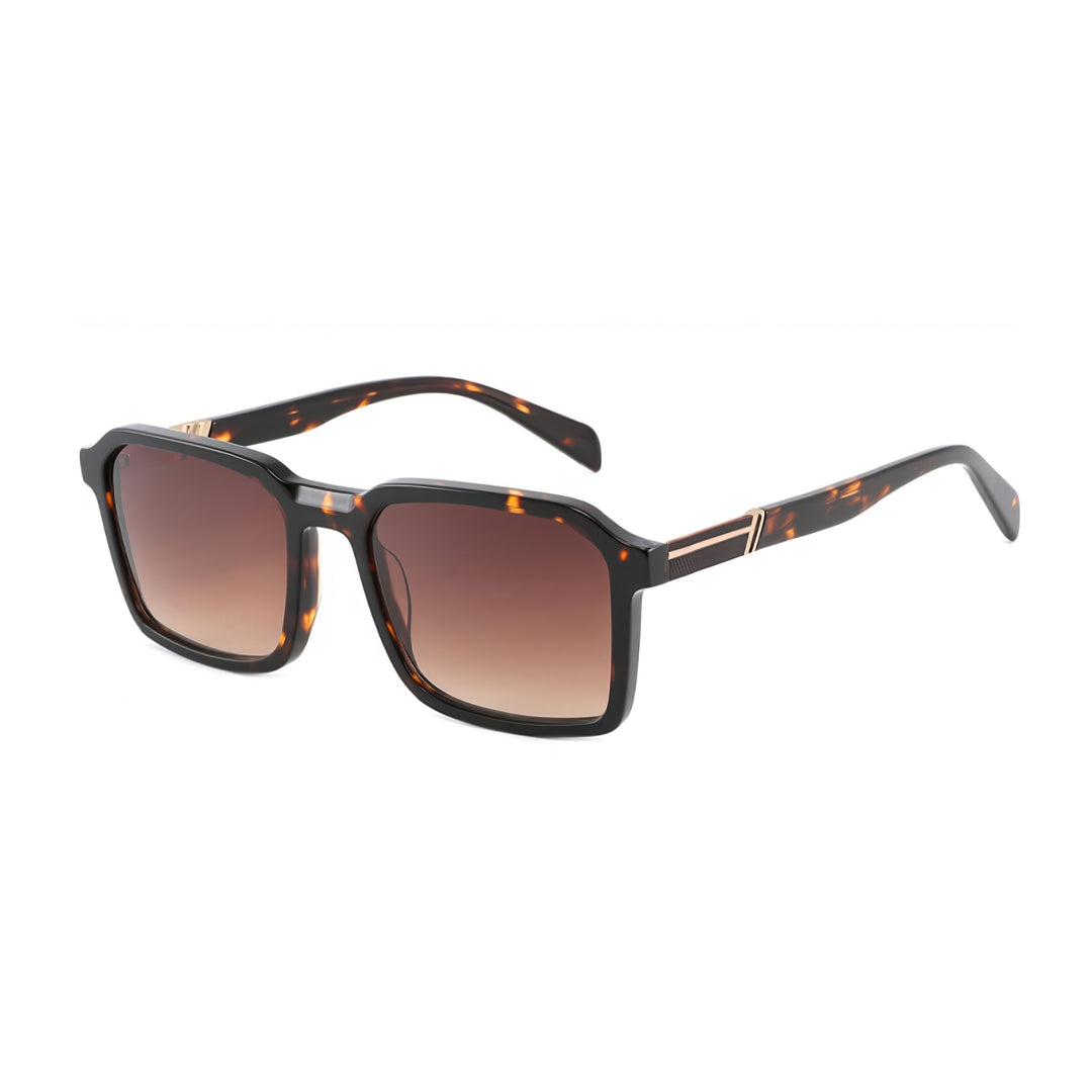 Dame Premium solbrille med moderne, putefasong ramme og polarisert glass Luvikno