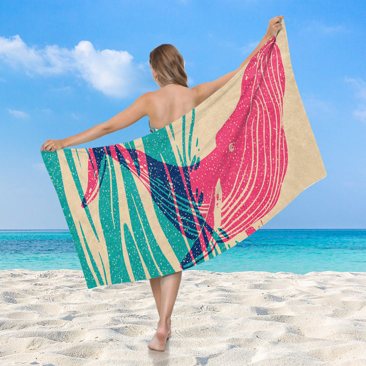 Women's beach towel by Luvikno