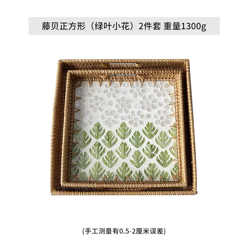 Dame dekorative Mosaikkserveringsfatsett Luvikno