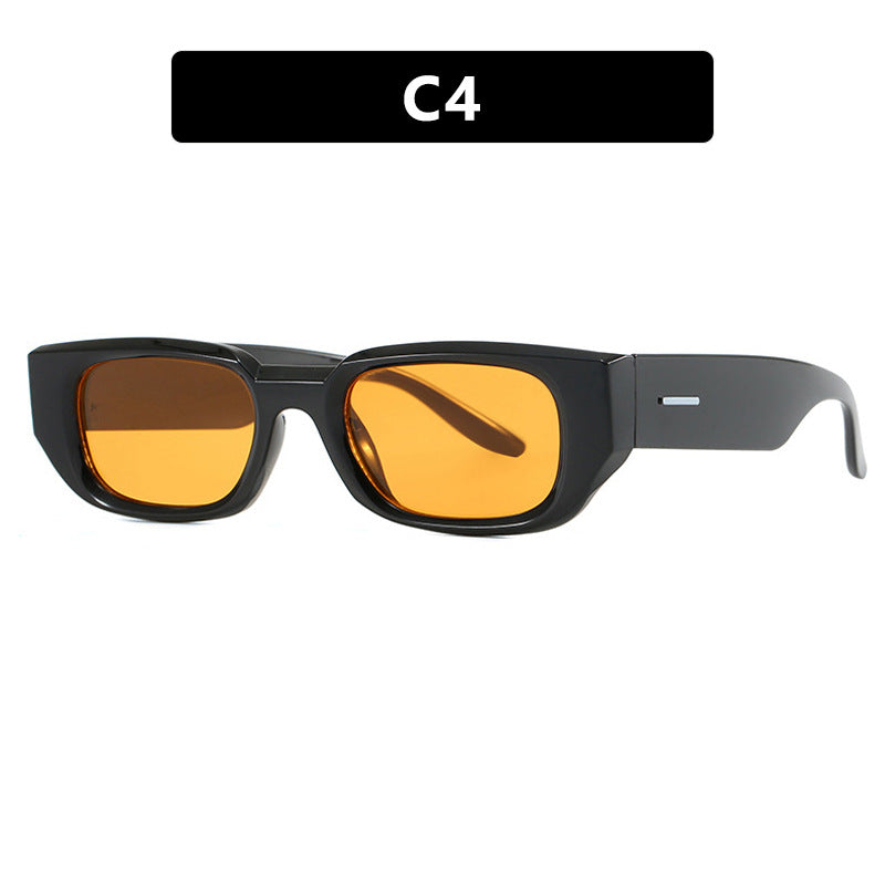 Dame trendy solbriller med innovativ, transparent ramme og polarisert glass Luvikno