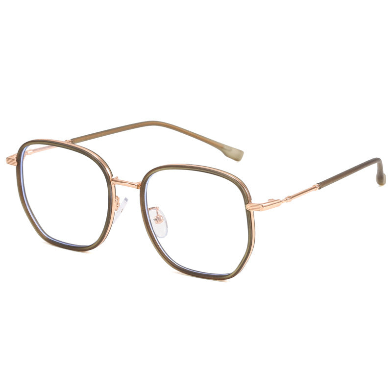 Dame geometrisk oversized solbrille Luvikno
