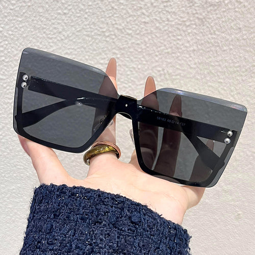 Dames oversized solbriller i moderne design med UV-beskyttelse Luvikno