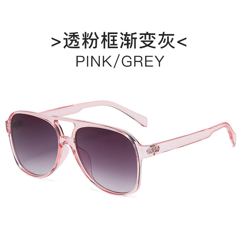 Dame elegant solbrille med høyverdig geometrisk design Luvikno