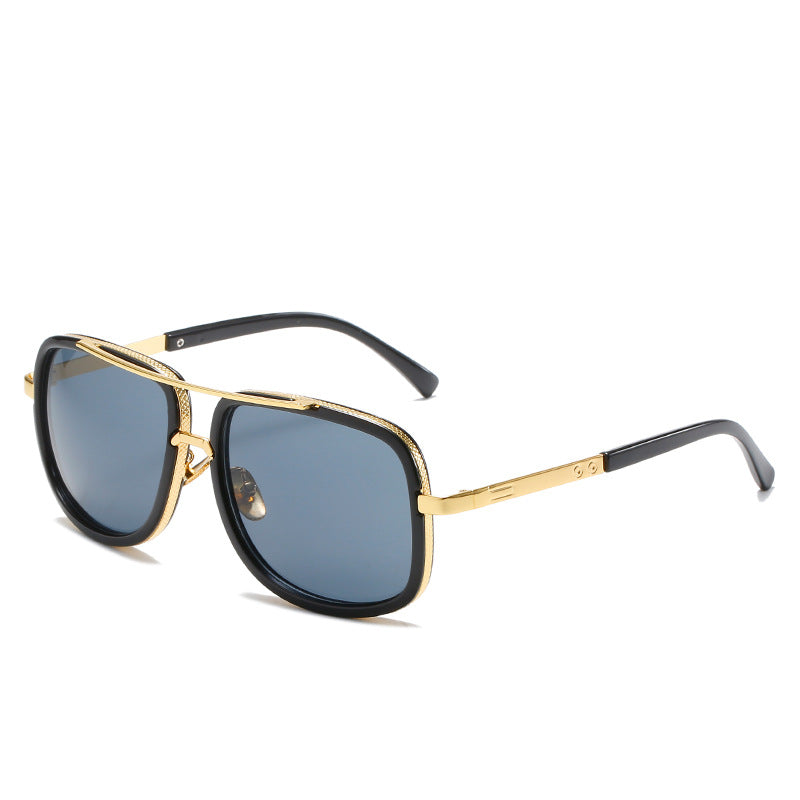 Dame kvadratisk solbrille med luksuriøse detaljer Luvikno