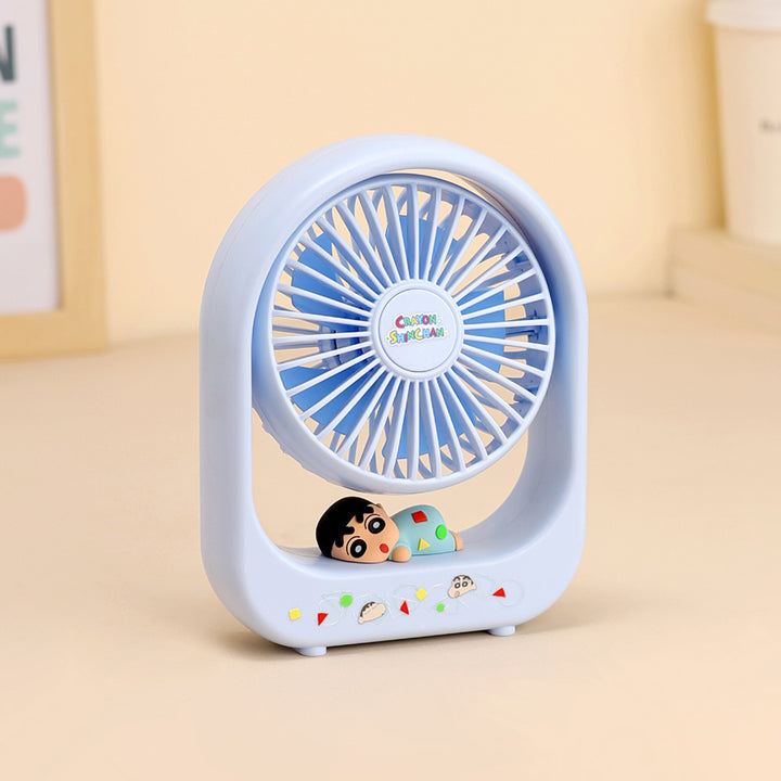 Søt tegneseriefigur mini vifte Luvikno