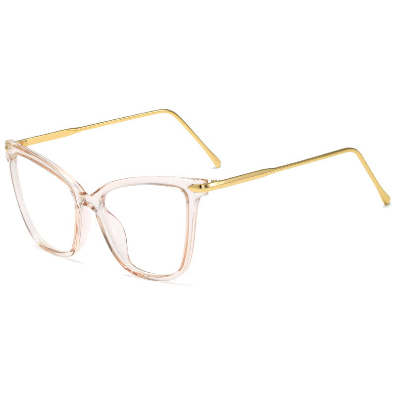 Dame Cat-Eye Briller med filigran metallramme Luvikno
