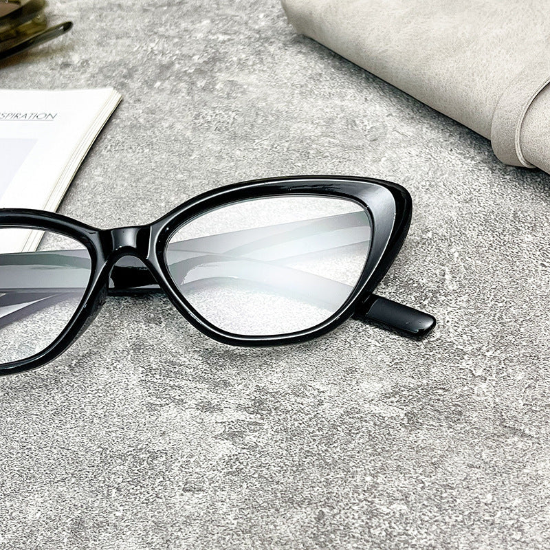 Dame Cat-Eye solbriller med UV-beskyttelse og robust ramme Luvikno
