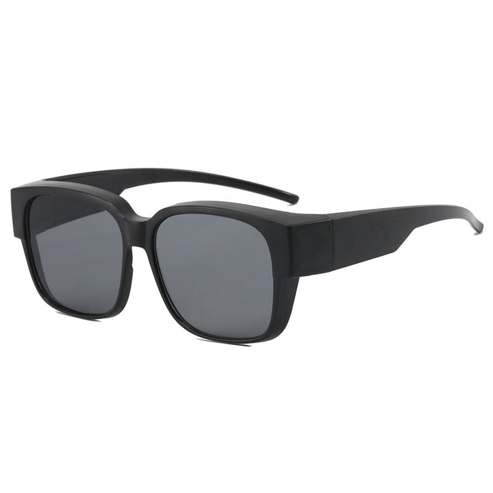 Dame moteriktig kvadratisk solbrille med ergonomisk design Luvikno