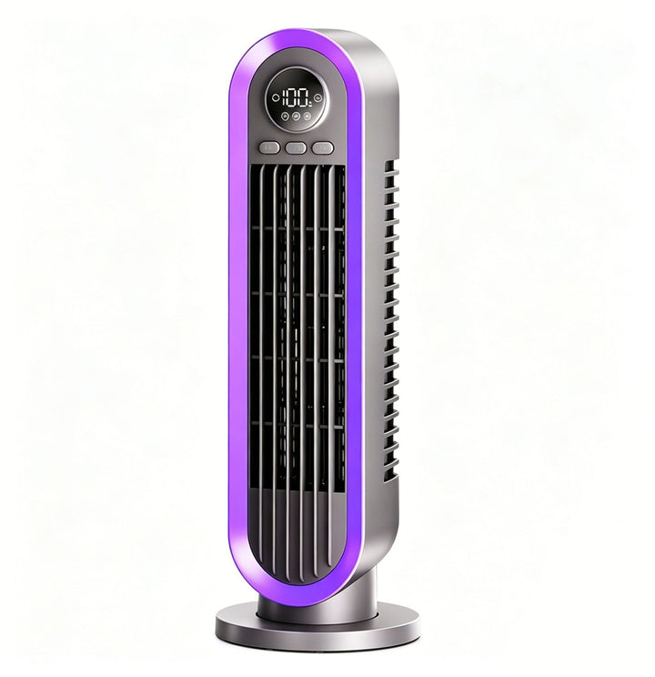 Herre Turmventilator med fjernkontroll og tidsur Luvikno