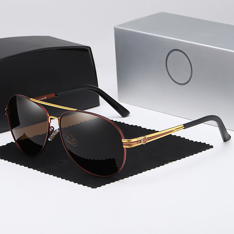 Dame elegant solbrille med smal ramme og UV-beskyttelse Luvikno