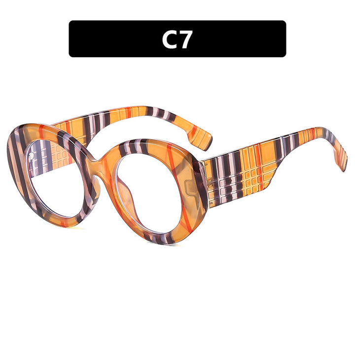 Dame ekstravagant solbrille med kreativ ramdesign og beskyttende UV-filter Luvikno