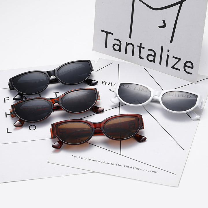 Dame trendy Cat-Eye solbriller med luksuriøs design Luvikno