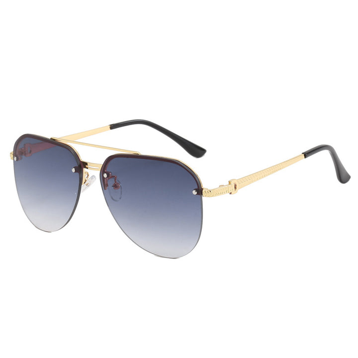 Damer elegant pilot solbrille med høy UV-beskyttelse og stilfull ramme Luvikno