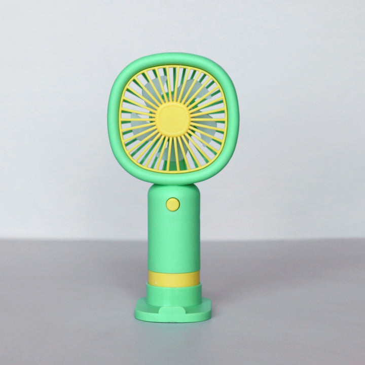 Unisex Håndholdt Vifte med ergonomisk design og praktisk ståfunksjon Luvikno