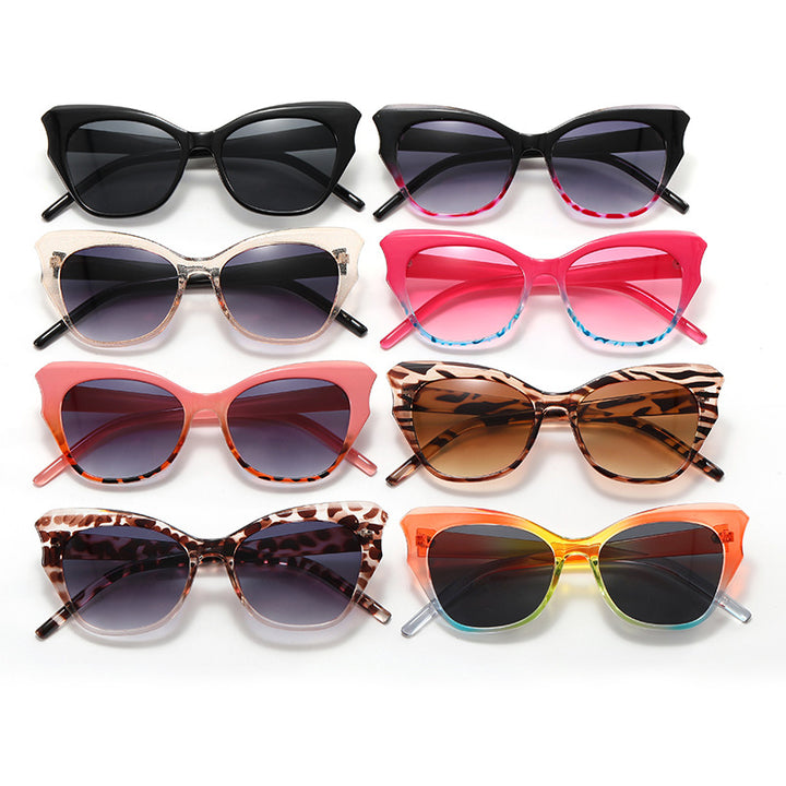 Dame Cat-Eye Solbrille med stilfullt design Luvikno