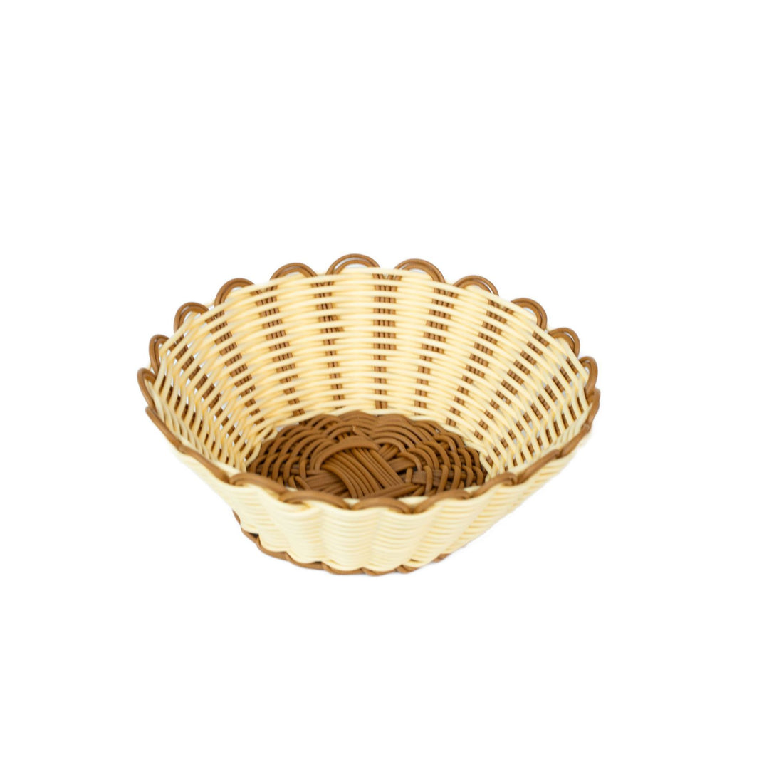 Dame estetisk fruktskål med scalloped design Luvikno
