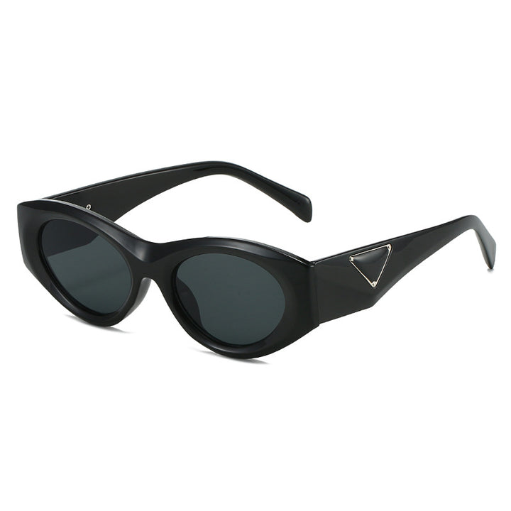 Dame mote kattøyne solbrille Luvikno