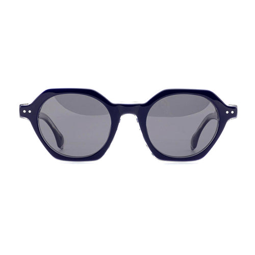 Dame solbrille i stilfull, sekskantet design med robust ramme og UV-beskyttelse Luvikno
