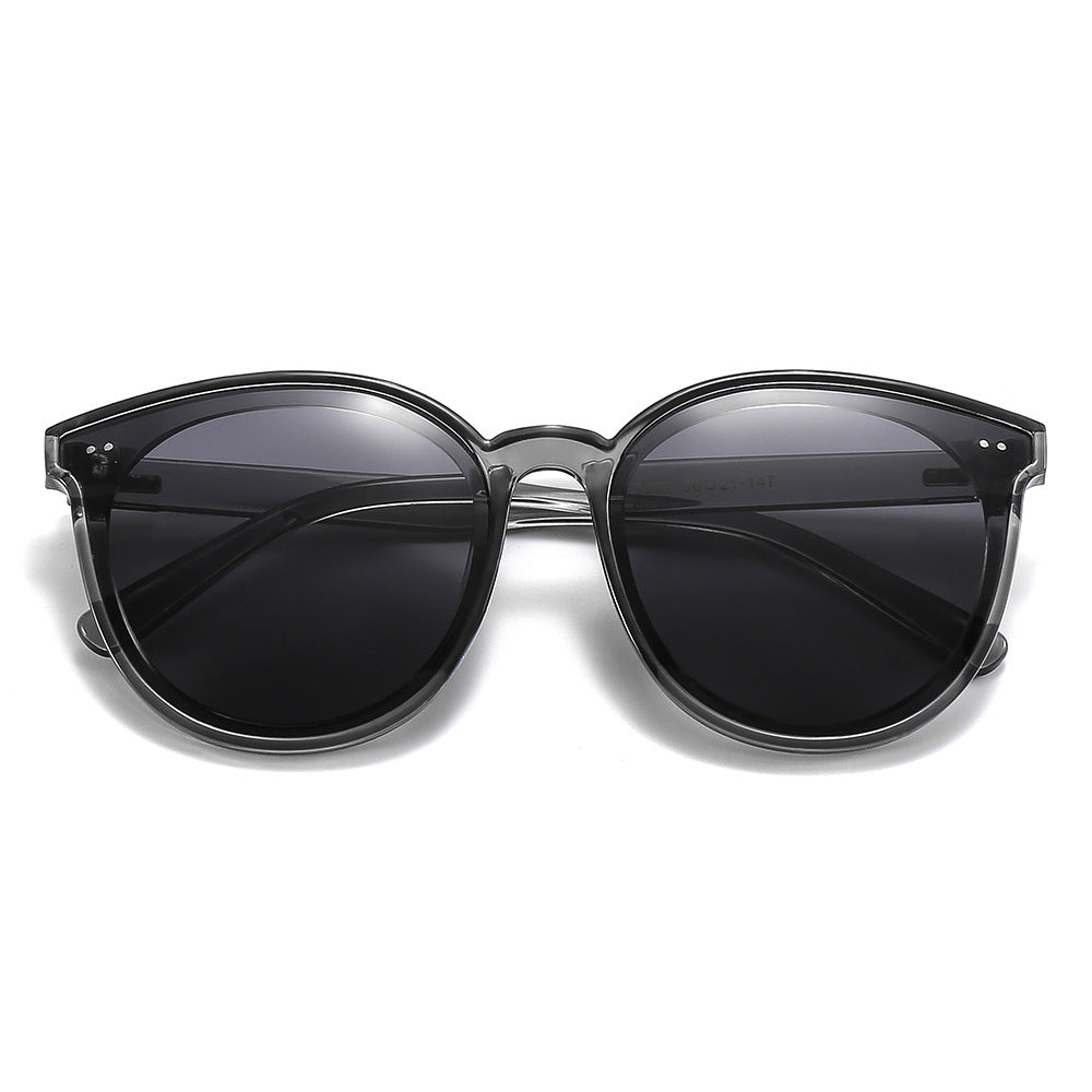 Dame Modisk solbrille med stort, elegant ramme Luvikno