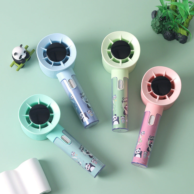 Unisex Bærbar Mini Vifte i søtt Panda-design Luvikno