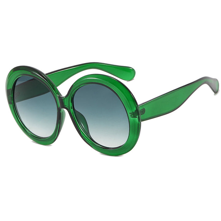 Dame oversized moteriktig solbrille med elegant design Luvikno