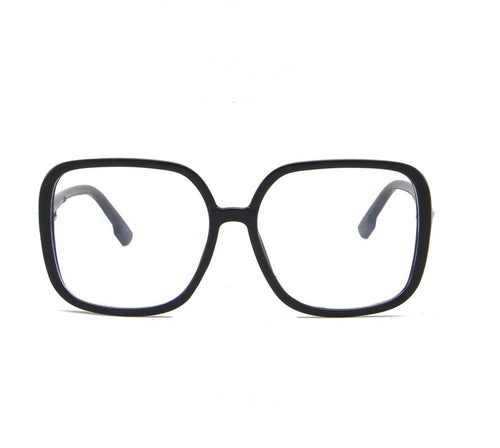Dame fashionable klare firkantede briller Luvikno