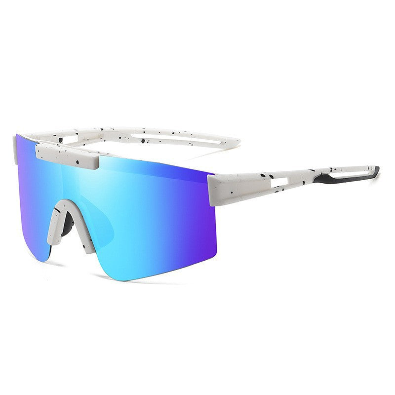 Unisex Sporty Racing Sunglasses with Advanced Airflow System Luvikno