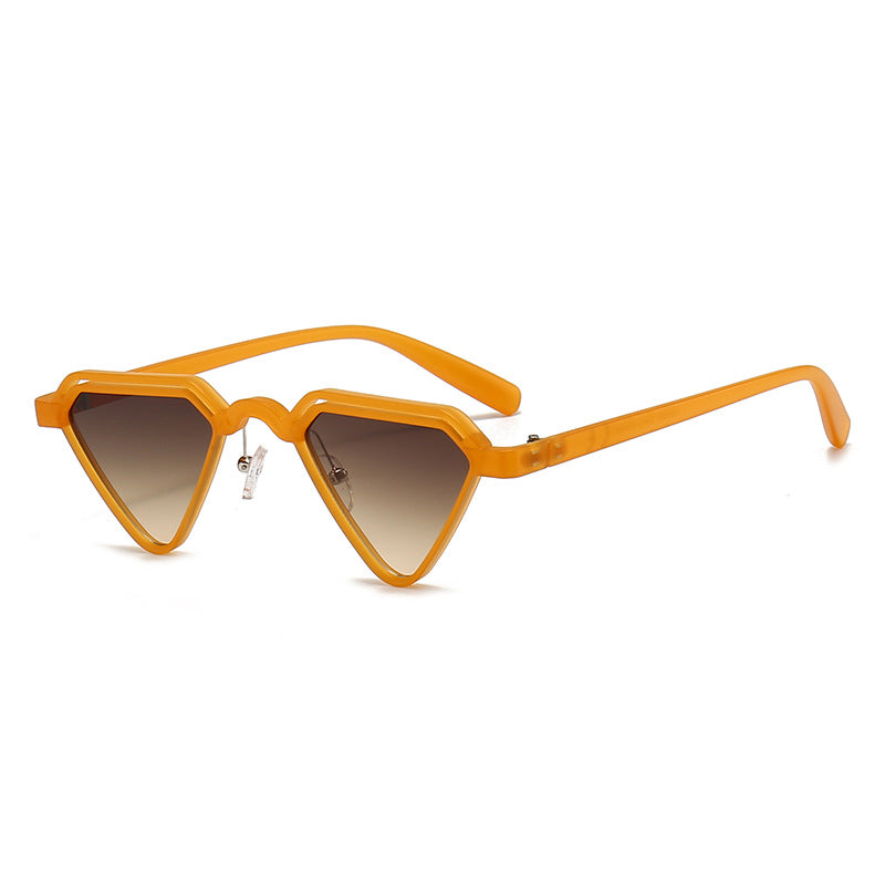 Dame trendy geometrisk solbrille Luvikno