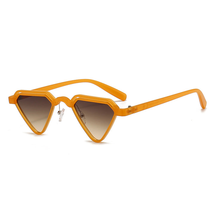 Dame trendy geometrisk solbrille Luvikno