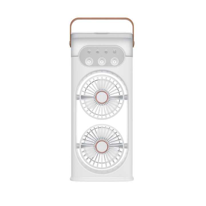Unisex Dual-Bluetooth Bærbar Kjølevifte Luvikno