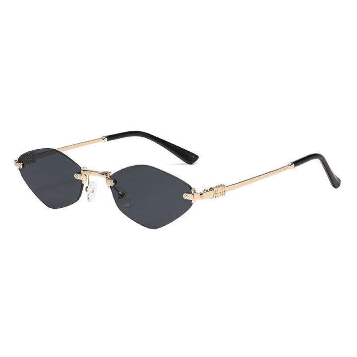 Dame Cat-Eye solbriller i moderne elegans stil Luvikno