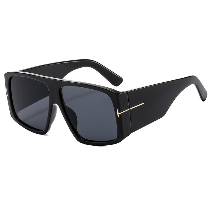 Dame oversized solbriller med moderne design og UV-beskyttelse Luvikno