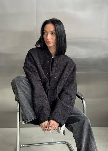 Luvik | Ylisuurikokoinen fleece-napitakki