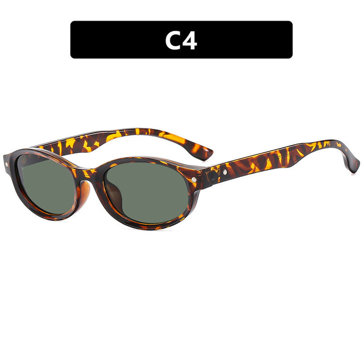 Dame Cat-Eye solbrille i elegant vintage-stil Luvikno