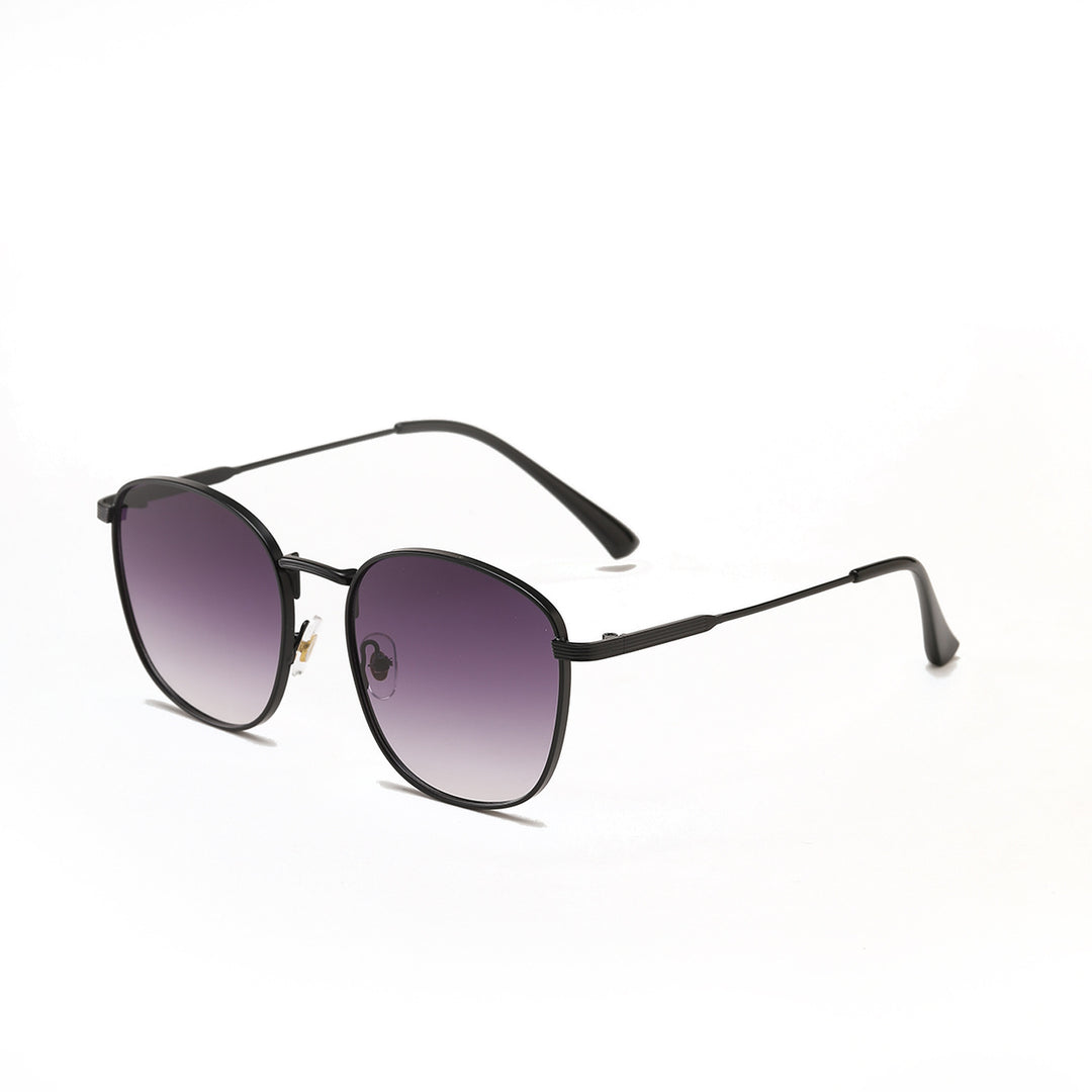 Dame modische Hexagon solbrille med luksuriøs metallramme Luvikno